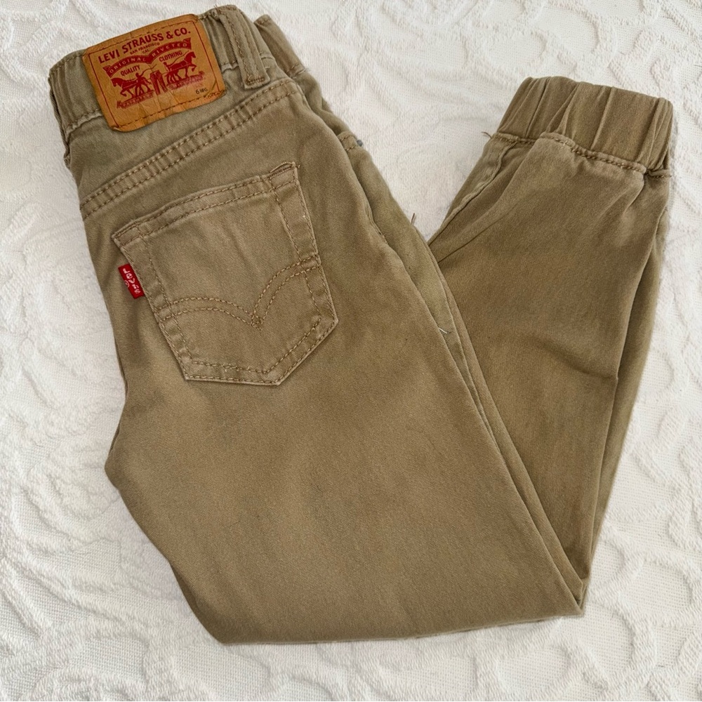 Levi's Boys Khaki / Tan Joggers